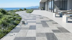 Kakel och porslin är inte längre standard: gångvägarna har numera halkfria ytbeläggningar som inte spricker